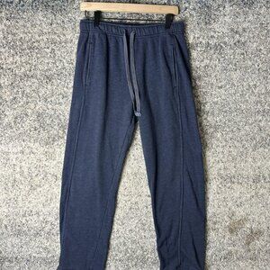 Xirena Sweatpants Womens Large Blue Fleece Lined Jogger Pants Made In USA